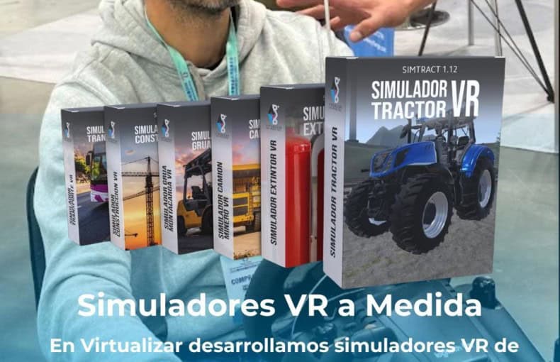 Simulador de tractor VR en Chile | Virtualizar