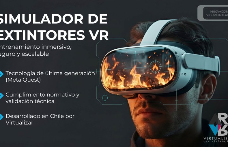 Simulador de Extintores VR: Capacitación en Realidad Virtual para Empresas y OTEC en Chile